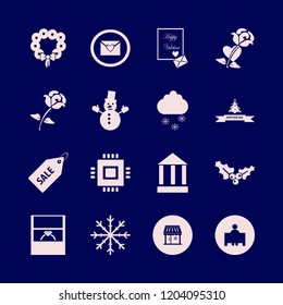 card icon. card vector icons set heart envelope, shop, sale tag and christmas wreath