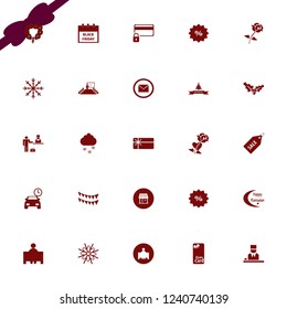 card icon. card vector icons set rose heart, teacher, shop and christmas wreath