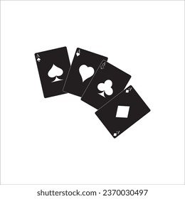 AS CARD ICON VECTOR ILLUSTRATION SYMBOL DESIGN
