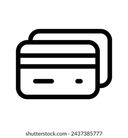 Card Icon Vector Symbol Design Illustration
