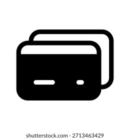 Ilustración de diseño de símbolo de Vector de icono de tarjeta