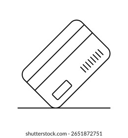 card icon with white background vector stock illustration