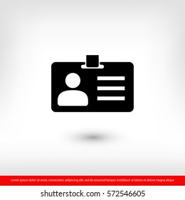 card id icon. One of set web icons