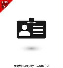 card ID icon. One of set web icons