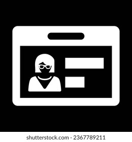card identification isolated icon design