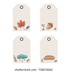 Card, illustration. Autumn sale banners and design elements for print