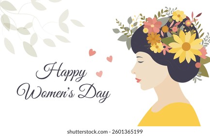 card for international women's day, women's history month