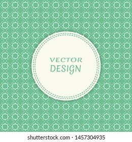 Card, Invitation, cover template design, line art background. Abstract geometric pattern with place for the text. Tribal ethnic ornament in arabic style. Christmas, New Year card decoration