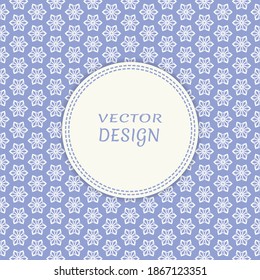 Card, Invitation, cover template design, line art background. Abstract geometric pattern with place for the text. Tribal ethnic ornament in arabic style. Christmas, New Year card decoration