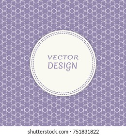 Card, Invitation, cover template design, line art background. Abstract geometric pattern with place for the text. Tribal ethnic ornament in arabic style. Christmas, New Year card decoration