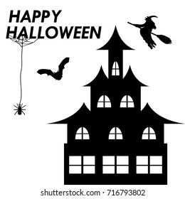 Card invitation for Halloween