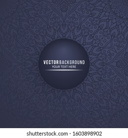 Card or invitation. Vintage decorative elements with mandala