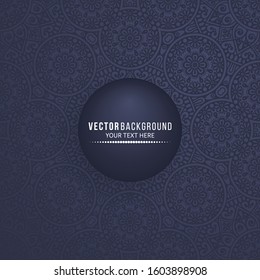 Card or invitation. Vintage decorative elements with mandala