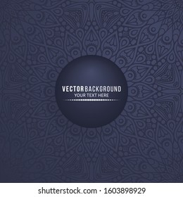 Card or invitation. Vintage decorative elements with mandala