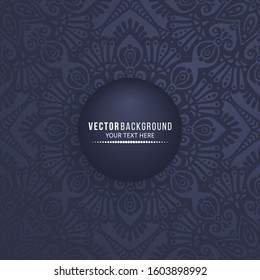 Card or invitation. Vintage decorative elements with mandala