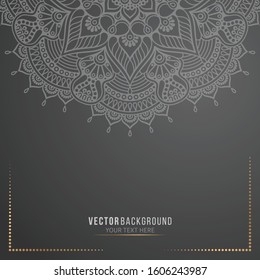 Card or invitation. Vintage decorative elements