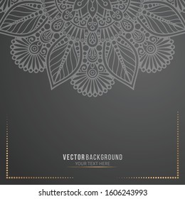 Card or invitation. Vintage decorative elements