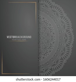 Card or invitation. Vintage decorative elements