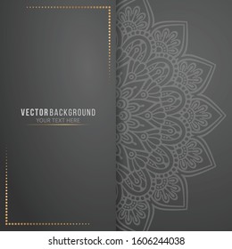 Card or invitation. Vintage decorative elements