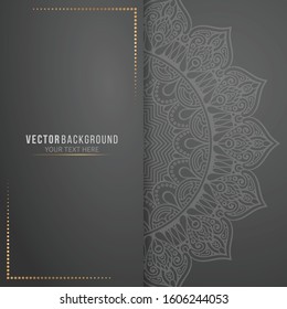 Card or invitation. Vintage decorative elements