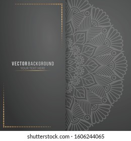 Card or invitation. Vintage decorative elements