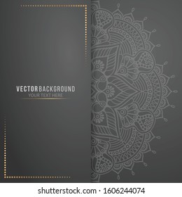 Card or invitation. Vintage decorative elements