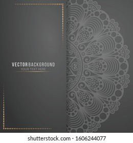 Card or invitation. Vintage decorative elements