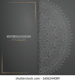 Card or invitation. Vintage decorative elements