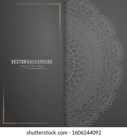 Card or invitation. Vintage decorative elements