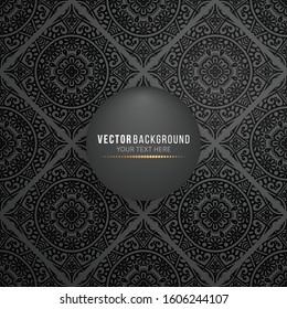 Card or invitation. Vintage decorative elements