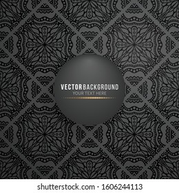 Card or invitation. Vintage decorative elements