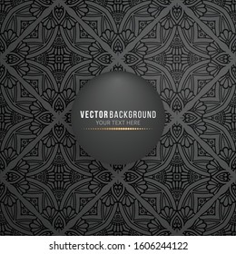 Card or invitation. Vintage decorative elements