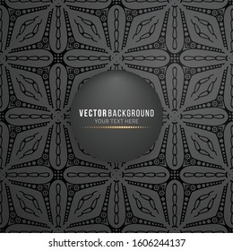 Card or invitation. Vintage decorative elements