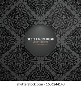 Card or invitation. Vintage decorative elements