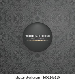 Card or invitation. Vintage decorative elements