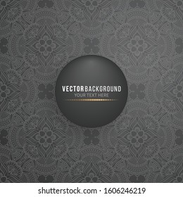 Card or invitation. Vintage decorative elements