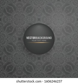 Card or invitation. Vintage decorative elements