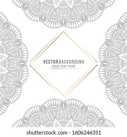 Card or invitation. Vintage decorative elements