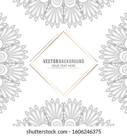 Card or invitation. Vintage decorative elements