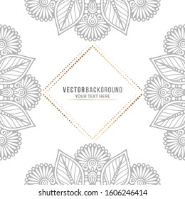Card or invitation. Vintage decorative elements