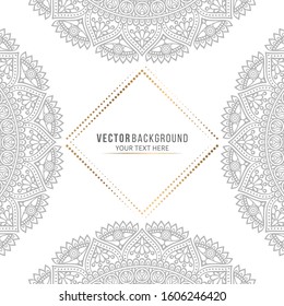 Card or invitation. Vintage decorative elements