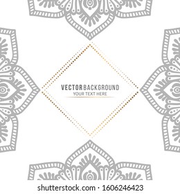 Card or invitation. Vintage decorative elements