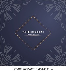 Card or invitation. Vintage decorative elements