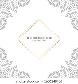 Card or invitation. Vintage decorative elements