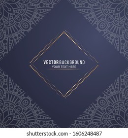 Card or invitation. Vintage decorative elements