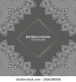 Card or invitation. Vintage decorative elements