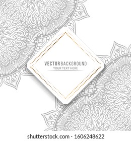 Card or invitation. Vintage decorative elements