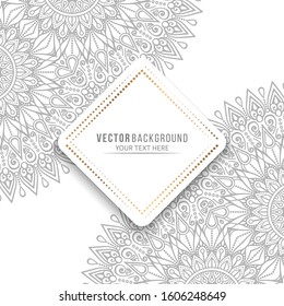 Card or invitation. Vintage decorative elements