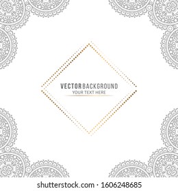 Card or invitation. Vintage decorative elements