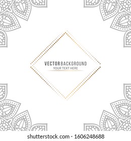 Card or invitation. Vintage decorative elements